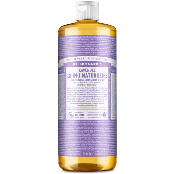Dr. Bronner´s 18-IN-1 Naturseife Lavendel 945ml Dr. Bronner´s 18-IN-1 Naturseife Lavendel 945ml