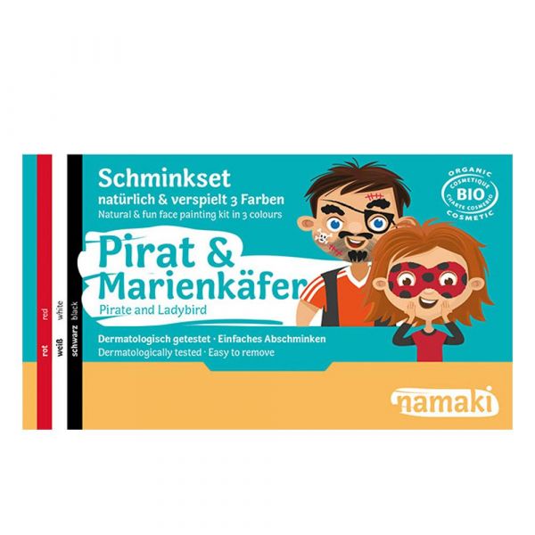 Namaki Cosmetics Schminkset Pirat & Marienkäfer Namaki Cosmetics Schminkset Pirat & Marienkäfer